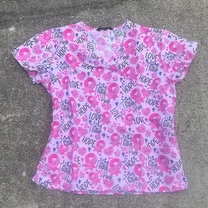 Pink Hope Graphic Women's Top